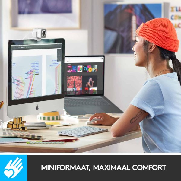 Logitech MX Keys Mini For Mac Minimalist Wireless Illuminated Keyboard toetsenbord Kantoor Bluetooth QWERTY Engels Wit (920-010526)