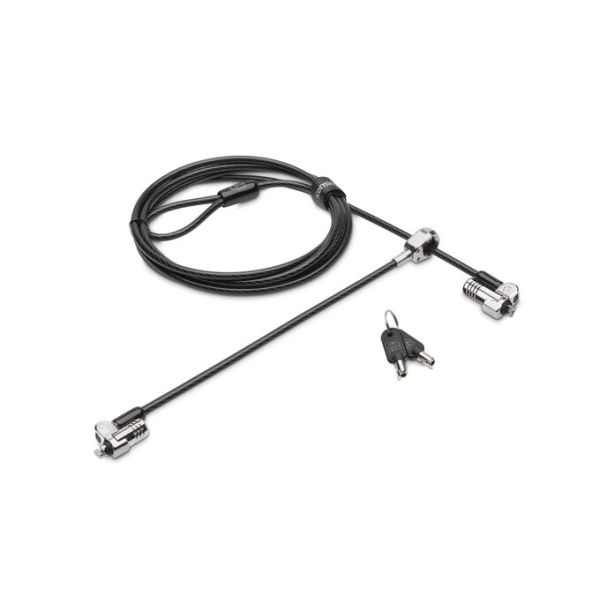 Kensington NanoSaver®-laptopslot met dubbel slothoofd en sleutel (K64448WW) Kensington NanoSaver®-laptopslot met dubbel slothoofd en sleutel (K64448WW)