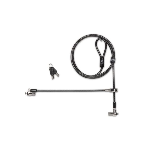 Kensington MicroSaver® 2.0 Twin-laptopslot met sleutel (K65048WW)