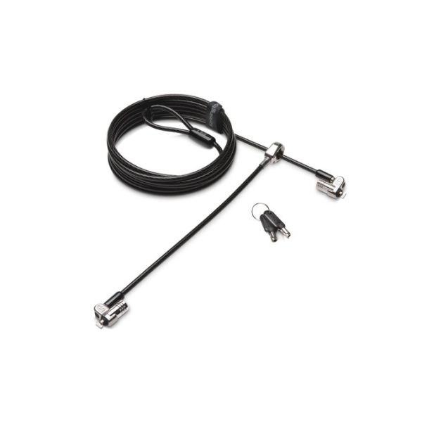 Kensington MicroSaver® 2.0 Twin-laptopslot met sleutel (K65048WW) Kensington MicroSaver® 2.0 Twin-laptopslot met sleutel (K65048WW)