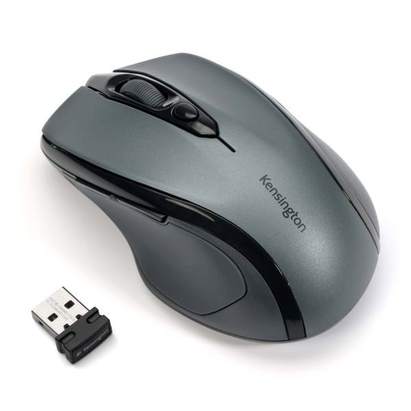 Kensington Pro Fit Mid-Size Wireless Mouse Graphite Grey (K72423WW)