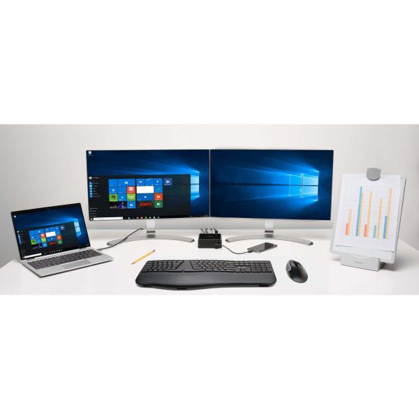 Kensington Pro Fit Ergo Wireless Mouse—zwart (K75404EU)