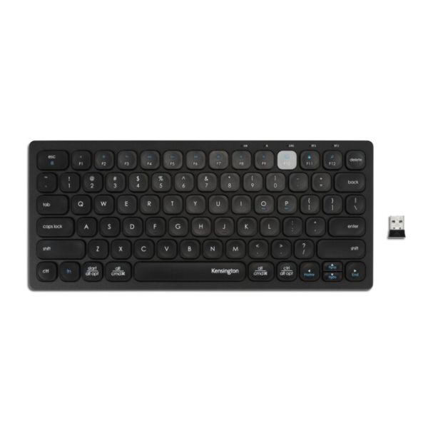 Kensington Multi-Device Dual Wireless Compact Keyboard (K75502BE)