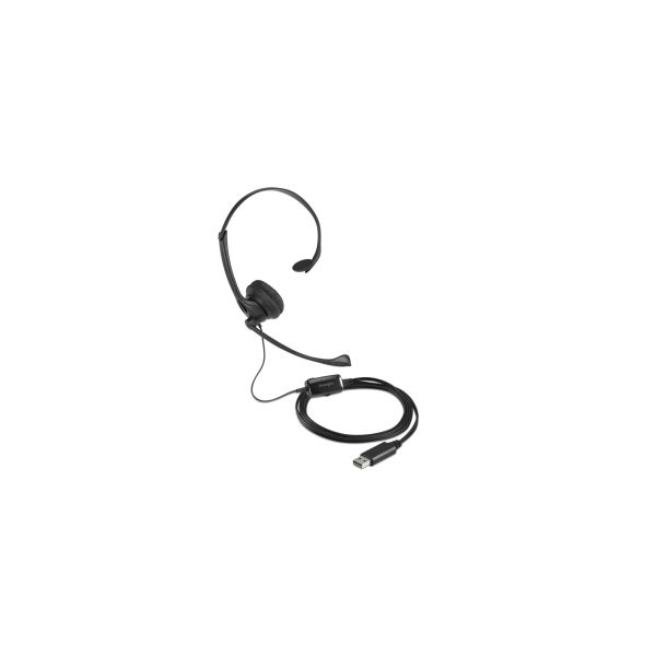 Kensington USB Mono Headset met Mic en Volume Control (K80100WW)