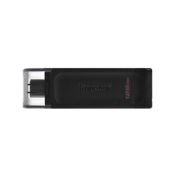 Kingston Technology DataTraveler 70 USB flash drive 128 GB USB Type-C 3.2 Gen 1 (3.1 Gen 1) Zwart (DT70/128GB)