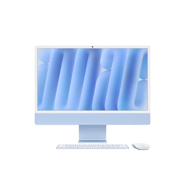 Apple iMac Blau CZ1E5-0111000 - 61cm(24‘‘) M4 8?Core CPU, 8?Core GPU, 24GB RAM, 512GB SSD, Standardglas, Magic Keyboard, (CZ1E5-0111000)