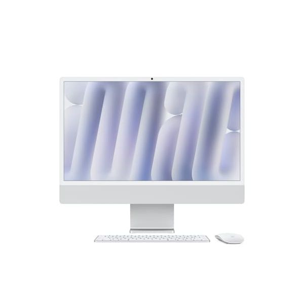 Apple iMac Silber CZ1EH-01300100 - 61cm(24‘‘) M4 10-Core CPU, 10-Core GPU, 24GB RAM, 2TB SSD, Nanotexturglas, Magic Keyboard TID (CZ1EH-01300100)