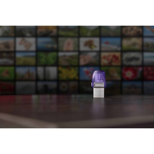 Kingston Technology DataTraveler 256GB microDuo 3C 200 MB/s dubbele USB-A + USB-C (DTDUO3CG3/256GB) Kingston Technology DataTraveler 256GB microDuo 3C 200 MB/s dubbele USB-A + USB-C (DTDUO3CG3/256GB)