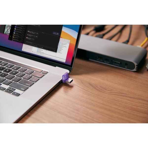 Kingston Technology DataTraveler 64GB microDuo 3C 200 MB/s dubbele USB-A + USB-C (DTDUO3CG3/64GB)
