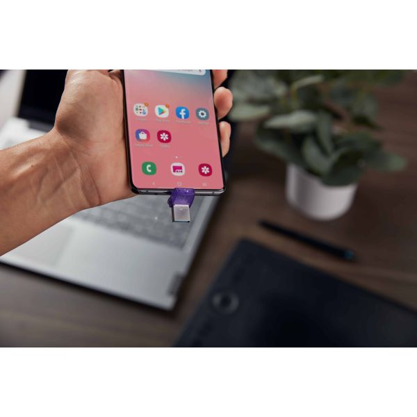 Kingston Technology DataTraveler 64GB microDuo 3C 200 MB/s dubbele USB-A + USB-C (DTDUO3CG3/64GB)