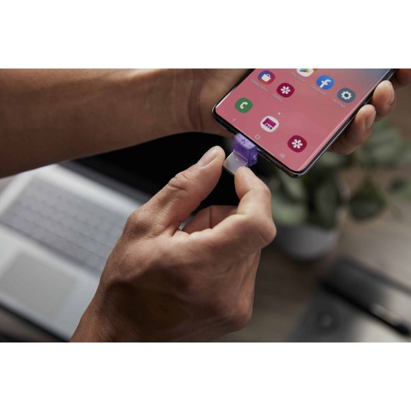Kingston Technology DataTraveler 64GB microDuo 3C 200 MB/s dubbele USB-A + USB-C (DTDUO3CG3/64GB)