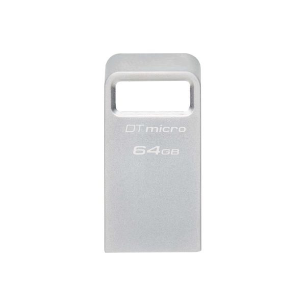 Kingston Technology DataTraveler Micro USB flash drive 64 GB USB Type-A 3.2 Gen 1 (3.1 Gen 1) Zilver (DTMC3G2/64GB)