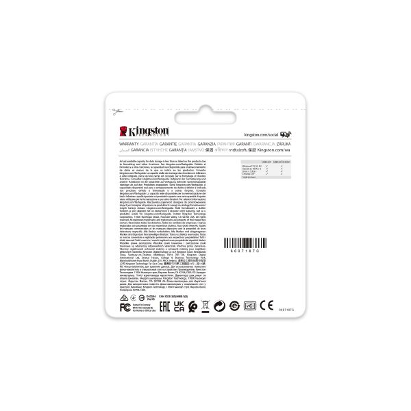 Kingston Technology DataTraveler 256GB Portable USB 3.2 Gen 1 Exodia Onyx (DTXON/256GB)