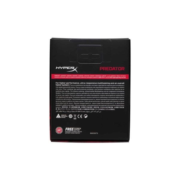 HyperX Predator HX426C13PB3K2/32 geheugenmodule 32 GB 2 x 16 GB DDR4 2666 MHz (HX426C13PB3K2/32)