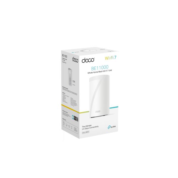 TP-Link DECO BE65-5G(1-PACK) mesh-wifi-systeem Tri-band (2,4 GHz / 5 GHz / 6 GHz) Wi-Fi 7 (802.11be) Wit 3 Extern (DECO BE65-5G)