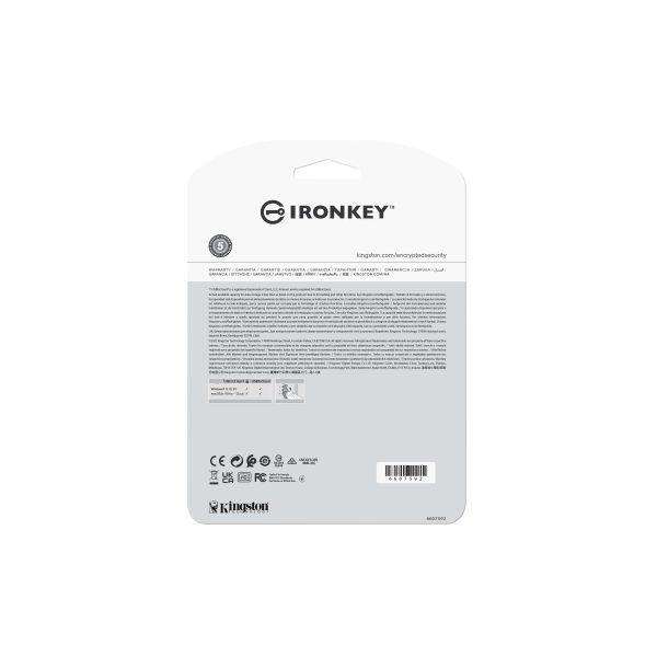 Kingston Technology IronKey 64GB IKLP50 AES USB, met 256-bits versleuteling (IKLP50/64GB) Kingston Technology IronKey 64GB IKLP50 AES USB, met 256-bits versleuteling (IKLP50/64GB)
