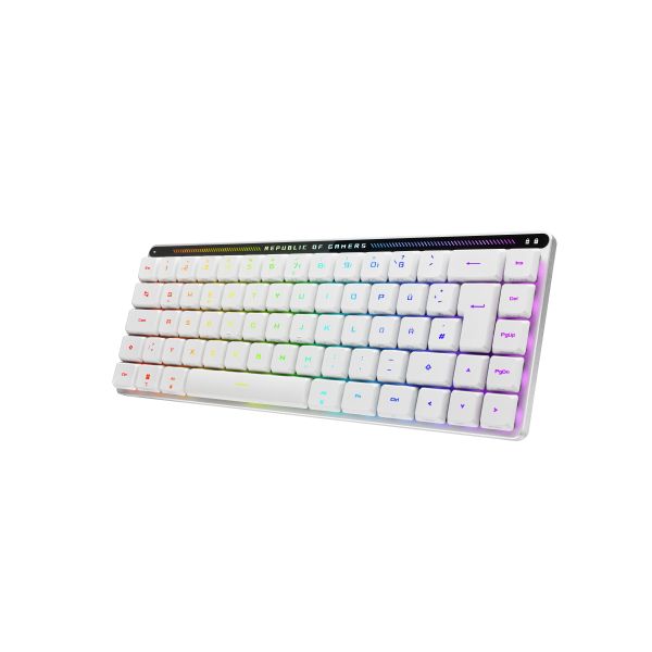 ASUS ROG Falchion RX Low Profile toetsenbord Gamen USB + RF Wireless + Bluetooth Wit (90MP03EC-BKWA10)