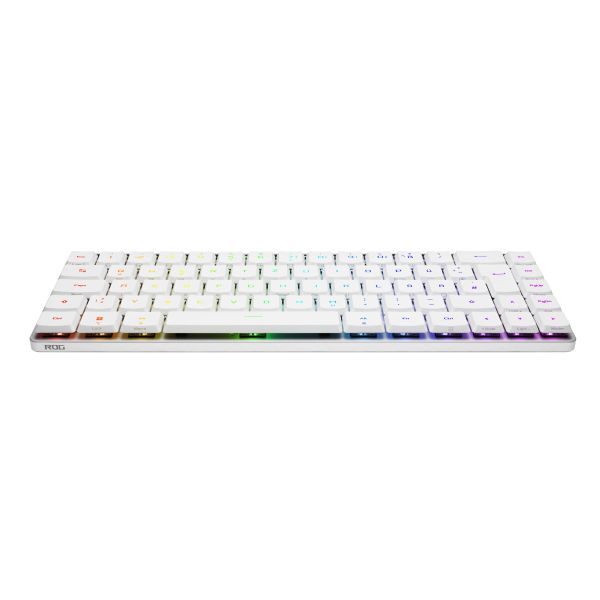 ASUS ROG Falchion RX Low Profile toetsenbord Gamen USB + RF Wireless + Bluetooth Wit (90MP03EC-BKWA10)