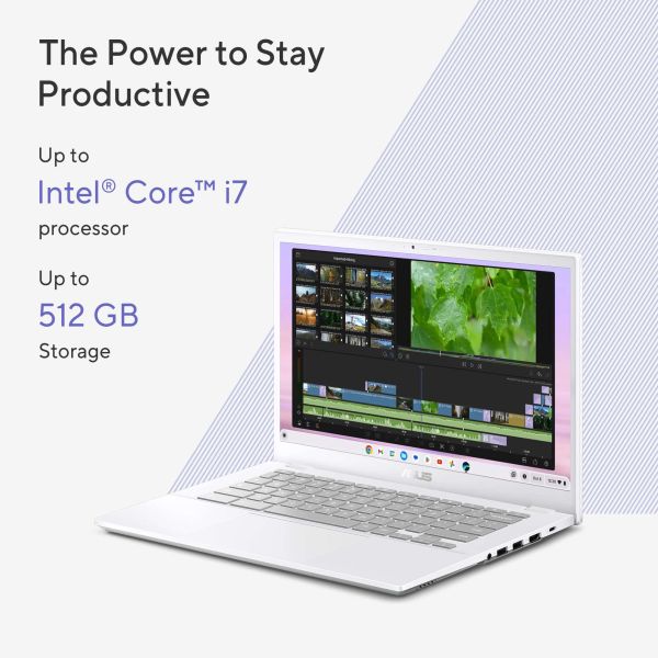 ASUS Chromebook Plus CX34 CB3402CVA-MW0217 Intel® Core™ i3 i3-1315U 35,6 cm (14") Touchscreen Full HD 8 GB LPDDR5-SDRAM 128 GB Flash Wi-Fi 6E (802.11ax) ChromeOS Grijs (90NX07P2-M007J0)
