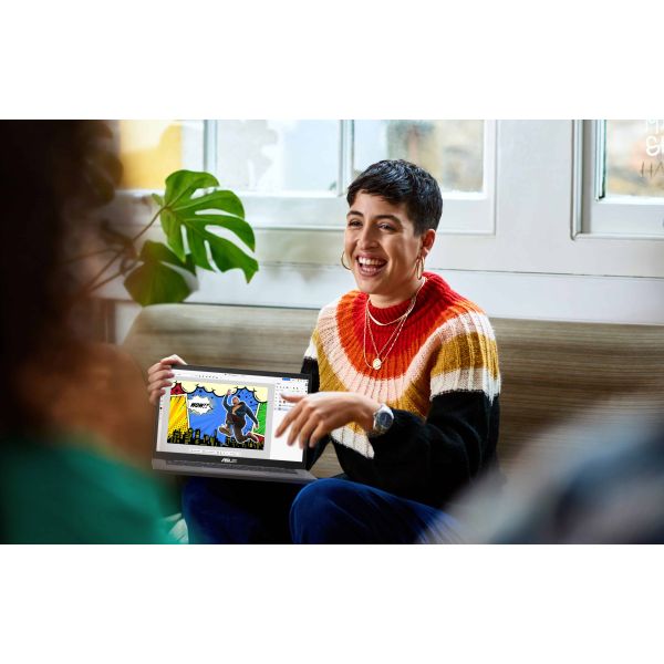ASUS Chromebook Plus CX34 CB3402CVA-MW0217 Intel® Core™ i3 i3-1315U 35,6 cm (14") Touchscreen Full HD 8 GB LPDDR5-SDRAM 128 GB Flash Wi-Fi 6E (802.11ax) ChromeOS Grijs (90NX07P2-M007J0)