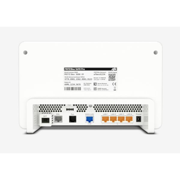 Box 5690 Pro draadloze router Gigabit Ethernet Tri-band (2.4 GHz / 5 GHz / 5 GHz) Wit (20003043) Box 5690 Pro draadloze router Gigabit Ethernet Tri-band (2.4 GHz / 5 GHz / 5 GHz) Wit (20003043)