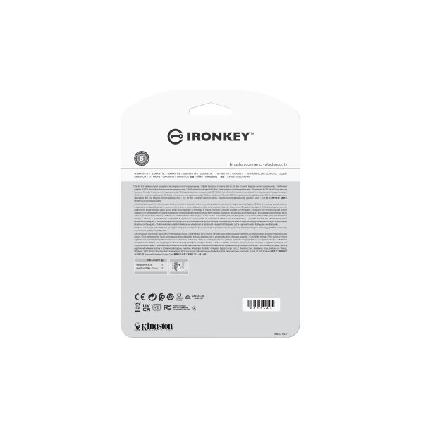 Kingston Technology IronKey 64GB USB-C Vault Privacy 50C AES-256 versleuteling, FIPS 197 (IKVP50C/64GB) Kingston Technology IronKey 64GB USB-C Vault Privacy 50C AES-256 versleuteling, FIPS 197 (IKVP50C/64GB)