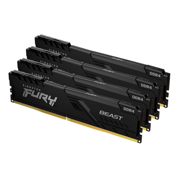 Kingston Technology FURY Beast geheugenmodule 16 GB 4 x 4 GB DDR4 2666 MHz (KF426C16BBK4/16)