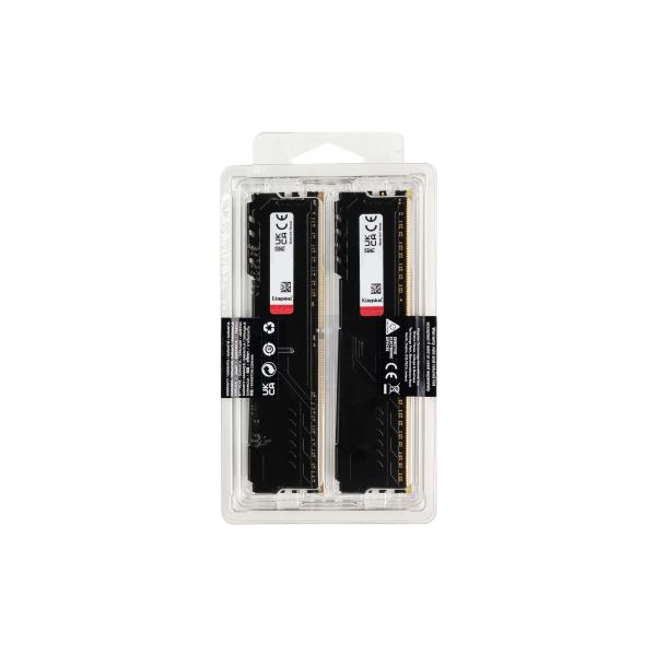 Kingston Technology FURY Beast 16GB 2666MT/s DDR4 CL16 DIMM (Kit van 4) Black (KF426C16BBK4/16)
