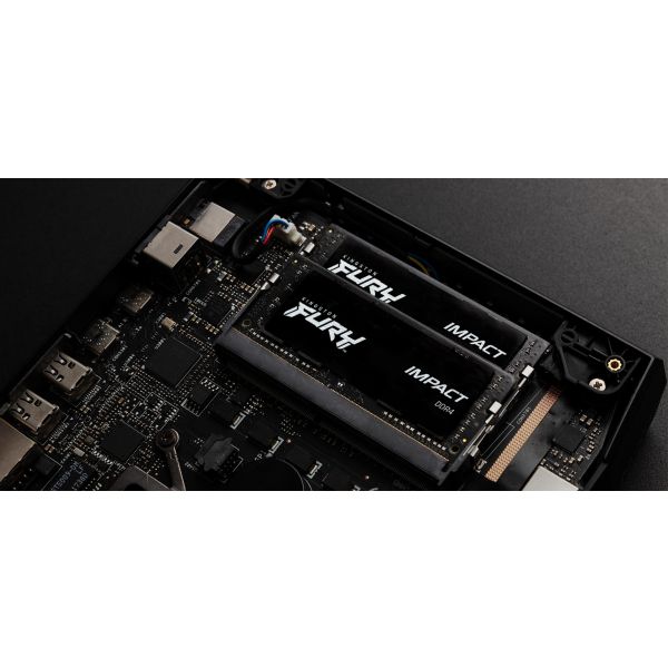 Kingston Technology FURY 16GB 2666MT/s DDR4 CL15 SODIMM 1Gx8 Impact (KF426S15IB1/16) Kingston Technology FURY 16GB 2666MT/s DDR4 CL15 SODIMM 1Gx8 Impact