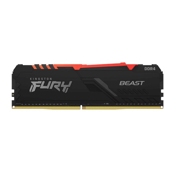 Kingston Technology FURY Beast RGB geheugenmodule 16 GB 2 x 8 GB DDR4 3000 MHz (KF430C15BBAK2/16)