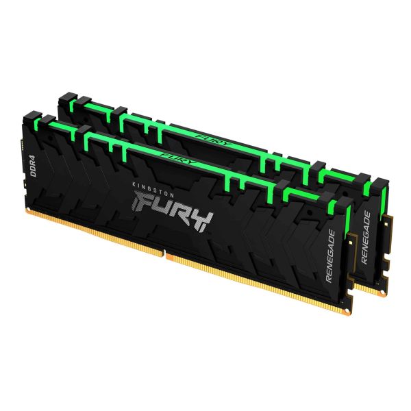 Kingston Technology FURY Renegade RGB geheugenmodule 16 GB 2 x 8 GB DDR4 3000 MHz (KF430C15RBAK2/16)