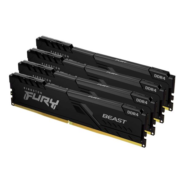 Kingston Technology FURY Beast geheugenmodule 64 GB 4 x 16 GB DDR4 3200 MHz (KF432C16BB1K4/64)