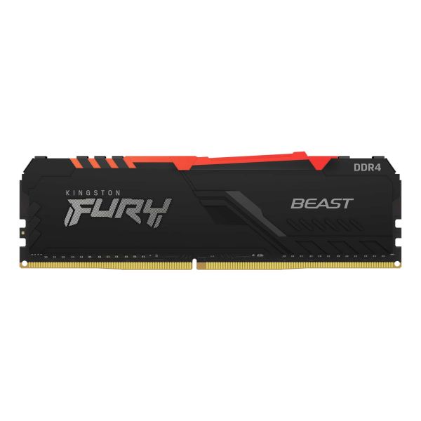 Kingston Technology FURY Beast RGB geheugenmodule 8 GB 1 x 8 GB DDR4 3200 MHz (KF432C16BBA/8)