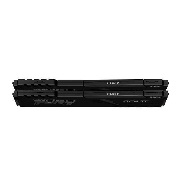 Kingston Technology FURY Beast 32GB 3200MT/s DDR4 CL16 DIMM (Kit van 2) Black (KF432C16BBK2/32) Kingston Technology FURY Beast 32GB 3200MT/s DDR4 CL16 DIMM (Kit van 2) Black