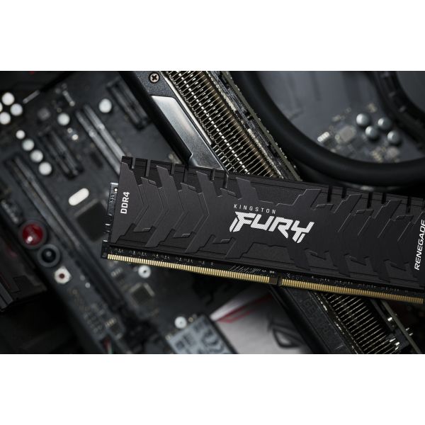 Kingston Technology FURY Renegade geheugenmodule 8 GB 1 x 8 GB DDR4 3200 MT/s 288-pin DIMM (KF432C16RB/8) Kingston Technology FURY Renegade geheugenmodule 8 GB 1 x 8 GB DDR4 3200 MT/s 288-pin DIMM