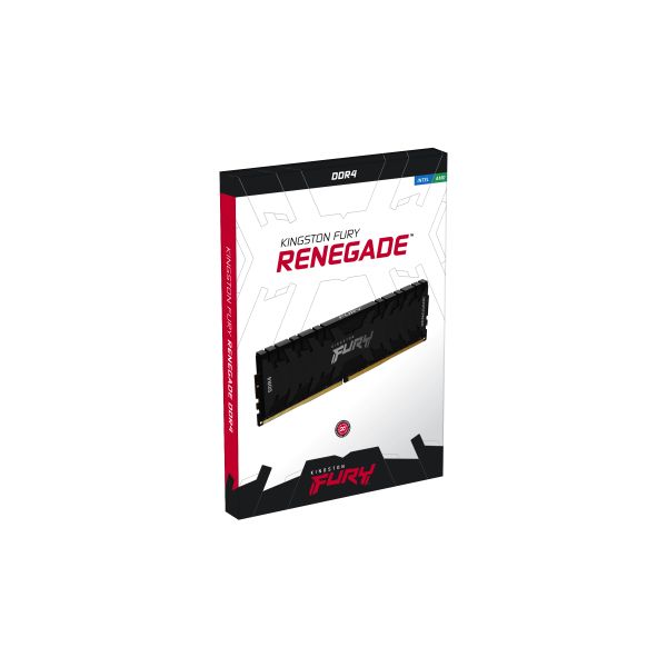 Kingston Technology FURY Renegade geheugenmodule 8 GB 1 x 8 GB DDR4 3200 MT/s 288-pin DIMM (KF432C16RB/8) Kingston Technology FURY Renegade geheugenmodule 8 GB 1 x 8 GB DDR4 3200 MT/s 288-pin DIMM