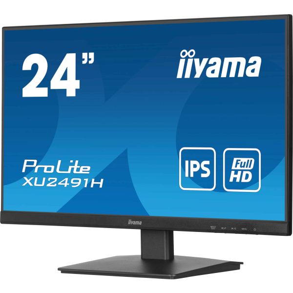 iiyama ProLite XU2491H-B1 computer monitor 60,5 cm (23.8") 1920 x 1080 Pixels Full HD LED Zwart (XU2491H-B1)