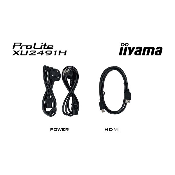 iiyama ProLite XU2491H-B1 computer monitor 60,5 cm (23.8") 1920 x 1080 Pixels Full HD LED Zwart (XU2491H-B1)