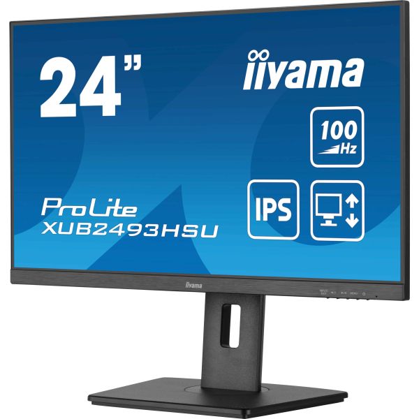 iiyama XUB2493HSU-B7 computer monitor 60,5 cm (23.8") 1920 x 1080 Pixels Full HD LED Zwart (XUB2493HSU-B7)