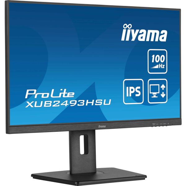 iiyama XUB2493HSU-B7 computer monitor 60,5 cm (23.8") 1920 x 1080 Pixels Full HD LED Zwart (XUB2493HSU-B7)