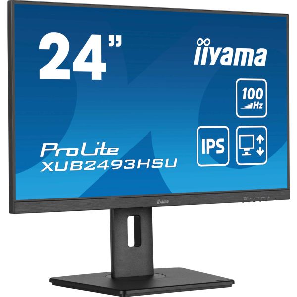 iiyama XUB2493HSU-B7 computer monitor 60,5 cm (23.8") 1920 x 1080 Pixels Full HD LED Zwart (XUB2493HSU-B7)