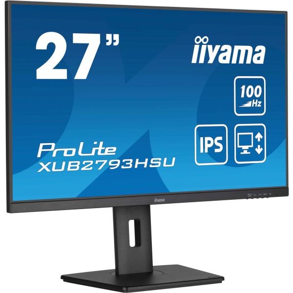 iiyama ProLite XUB2793HSU-B7 computer monitor 68,6 cm (27") 1920 x 1080 Pixels Full HD LED Zwart (XUB2793HSU-B7)