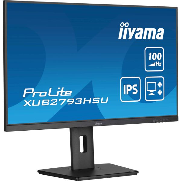 iiyama ProLite XUB2793HSU-B7 computer monitor 68,6 cm (27") 1920 x 1080 Pixels Full HD LED Zwart (XUB2793HSU-B7)