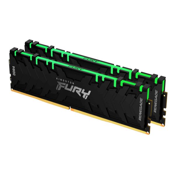 Kingston Technology FURY Renegade RGB geheugenmodule 16 GB 2 x 8 GB DDR4 3200 MHz (KF432C16RBAK2/16)