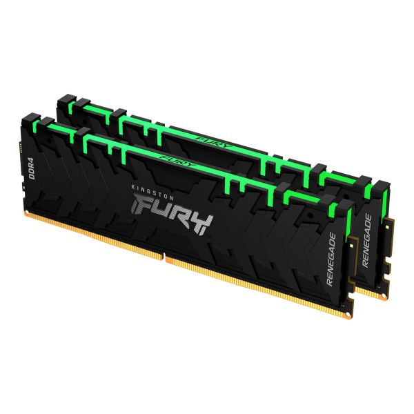 Kingston Technology FURY Renegade RGB geheugenmodule 16 GB 2 x 8 GB DDR4 3200 MHz (KF432C16RBAK2/16)