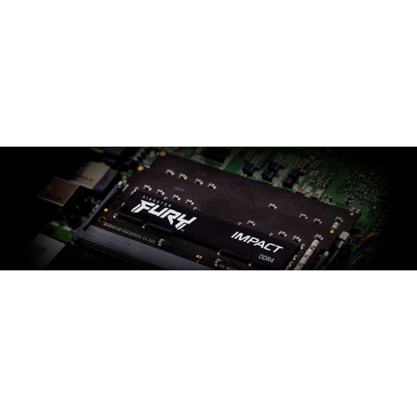 Kingston Technology FURY 16GB 3200MT/s DDR4 CL20 SODIMM Impact (KF432S20IB/16) Kingston Technology FURY 16GB 3200MT/s DDR4 CL20 SODIMM Impact (KF432S20IB/16)