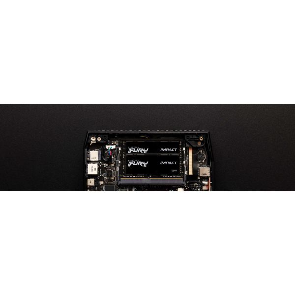 Kingston Technology FURY 16GB 3200MT/s DDR4 CL20 SODIMM Impact (KF432S20IB/16) Kingston Technology FURY 16GB 3200MT/s DDR4 CL20 SODIMM Impact (KF432S20IB/16)