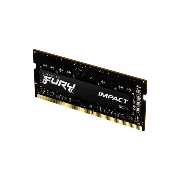 Kingston Technology FURY 16GB 3200MT/s DDR4 CL20 SODIMM (Kit of 2) Impact (KF432S20IBK2/16) Kingston Technology FURY 16GB 3200MT/s DDR4 CL20 SODIMM (Kit of 2) Impact
