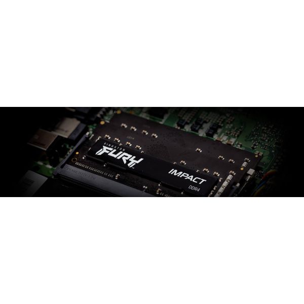 Kingston Technology FURY 16GB 3200MT/s DDR4 CL20 SODIMM (Kit of 2) Impact (KF432S20IBK2/16) Kingston Technology FURY 16GB 3200MT/s DDR4 CL20 SODIMM (Kit of 2) Impact