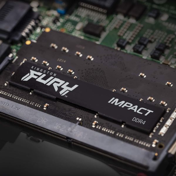 Kingston Technology FURY 32GB 3200MT/s DDR4 CL20 SODIMM (Kit of 2) Impact (KF432S20IBK2/32)